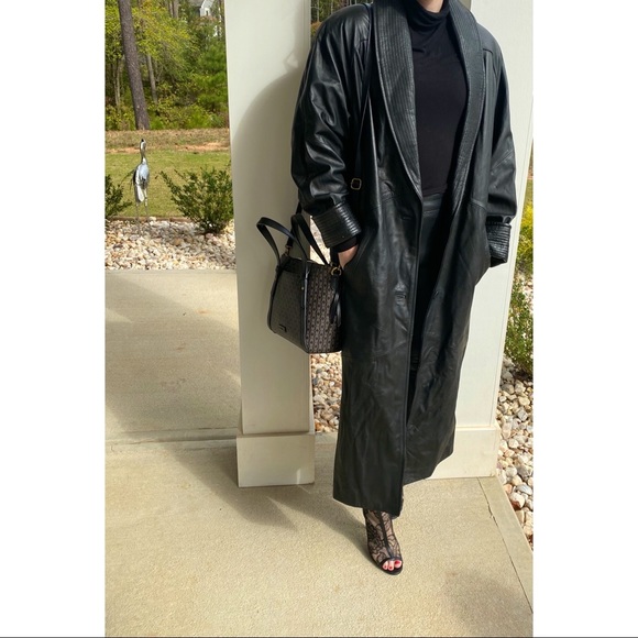 G-III Jackets & Blazers - Black Leather Coat Vintage